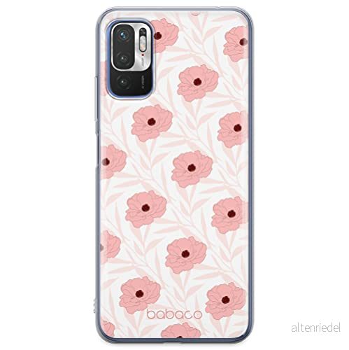 ERT GROUP mobiltelefonfodral för Xiaomi REDMI NOTE 10 5G / POCO M3 PRO originalt och officiellt licensierat Babaco mönster Flowers 017, fodral tillverkad av TPU plast 5904805613982