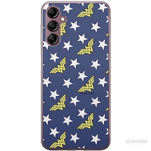 ERT GROUP mobiltelefonfodral för Samsung A14 4G/5G originalt och officiellt licensierat DC mönster Wonder Woman 007 optimalt anpassad till formen på mobiltelefonen, fodral tillverkad av TPU plast 5905511820398
