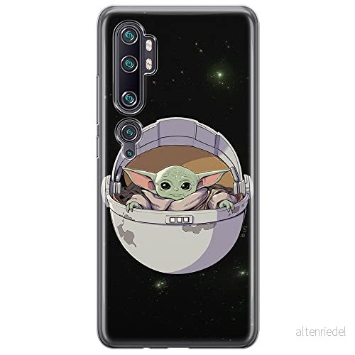 ERT GROUP mobiltelefonfodral för Xiaomi MI NOTE 10 / PRO originalt och officiellt licensierat Star Wars mönster Baby Yoda 026, fodral tillverkad av TPU plast 5904805086786