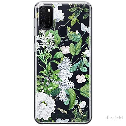 ERT GROUP mobiltelefonfodral för Samsung M21 / M30S originalt och officiellt licensierat Babaco mönster Flowers 038 optimalt anpassad till formen på mobiltelefonen, gedeeltelijk transparant 5905131302014