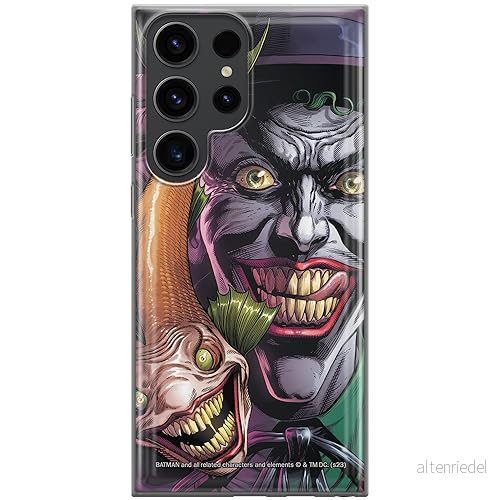 ERT GROUP mobiltelefonfodral för Samsung S23 ULTRA originalt och officiellt licensierat DC mönster Joker 021 optimalt anpassad till formen på mobiltelefonen, fodral tillverkad av TPU plast 5905795056179