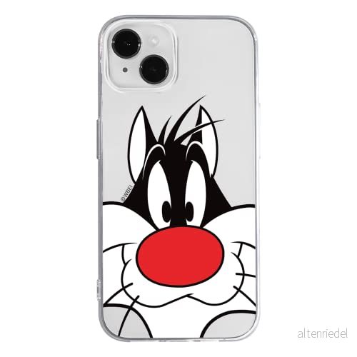 ERT GROUP mobiltelefonfodral för Apple Iphone 14 PLUS originalt och officiellt licensierat Looney Tunes mönster Sylvester 001 optimalt anpassad till formen på mobiltelefonen, gedeeltelijk transparant 5905131907707