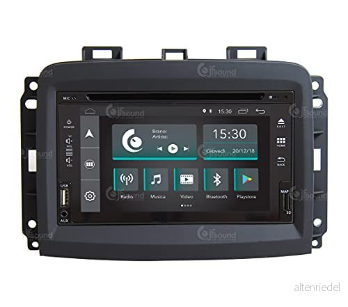 Costum Fit Bilradio för Fiat 500L New DVD Android GPS Bluetooth WiFi USB Full HD Touchscreen Display 6.2" Easyconnect 8059307171168
