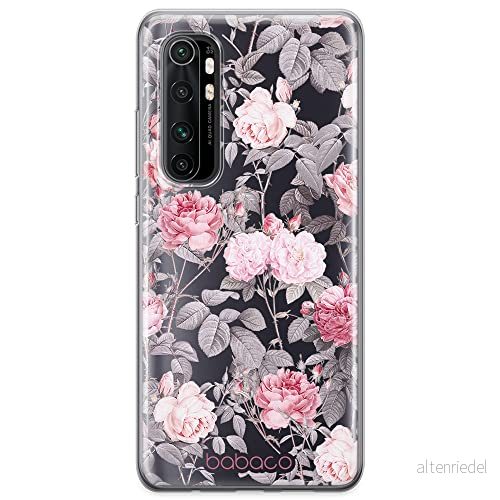 ERT GROUP mobiltelefonfodral för Xiaomi MI NOTE 10 Lite originalt och officiellt licensierat Babaco mönster Flowers 054 optimalt anpassad till formen på mobiltelefonen, gedeeltelijk transparant 5905131354426