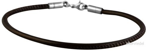 Akzent unisex armband rostfritt stål läder 003400000024 4049096501905 Akzent unisex armband rostfritt stål läder 003400000024 4049096501905