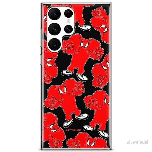 ERT GROUP mobiltelefonfodral för Samsung S22 ULTRA originalt och officiellt licensierat Looney Tunes mönster Gossamer 001 anpassad till formen på mobiltelefonen, fodral tillverkad av TPU plast 5905511674182