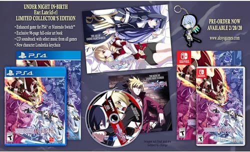 Under Night in Birth Exe Late Clr Collectors Ed Nla 853736006873
