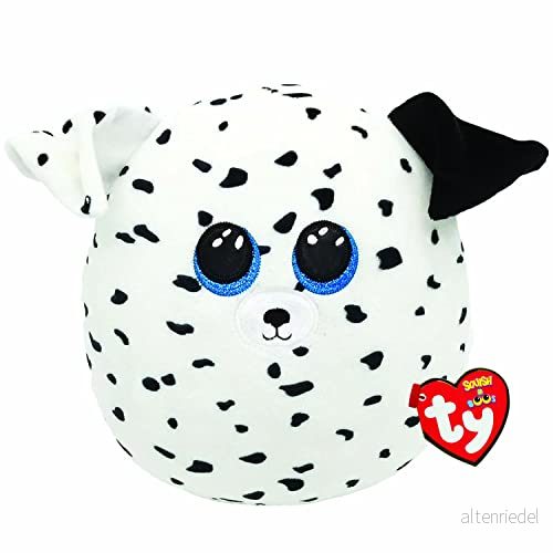 TY Squish a Boo Hund Fetch 20 CM, Vitt, 2009141 8421393183