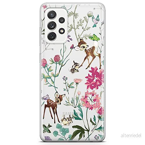ERT GROUP mobiltelefonfodral för Samsung A72 5G originalt och officiellt licensierat Disney mönster Bambi & Friends 001 optimalt anpassad till formen på mobiltelefonen, gedeeltelijk transparant 5903040072738