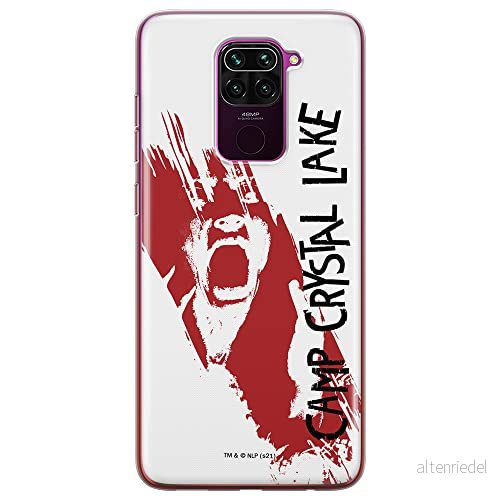 ERT GROUP mobiltelefonfodral för Xiaomi REDMI NOTE 9 originalt och officiellt licensierat Horror mönster Friday the 13th 010 anpassad till formen på mobiltelefonen, fodral tillverkad av TPU plast 5905511103248