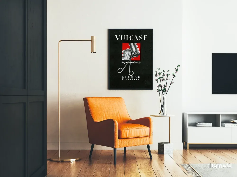 Vintagposter Vulcase för att frigöra tarmen - Bild 2