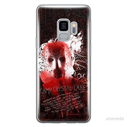 ERT GROUP mobiltelefonfodral för Samsung S9 originalt och officiellt licensierat Horror mönster Friday the 13th 016 optimalt anpassad till formen på mobiltelefonen, fodral tillverkad av TPU plast 5905511116989