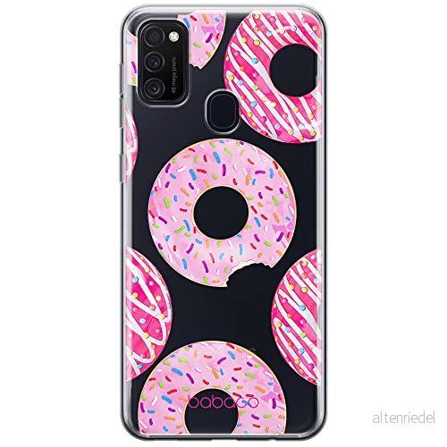 ERT GROUP mobiltelefonfodral för Samsung M21 originalt och officiellt licensierat Babaco mönster Donut 002 optimalt anpassad till formen på mobiltelefonen, gedeeltelijk transparant 5903040480861