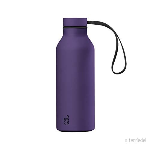 con tatto Flaska med 3 väggar i stål och koppar Kalla drycker 25 timmar varma 15 Sportband lock ingår! (Ultraviolet) 8056590020128