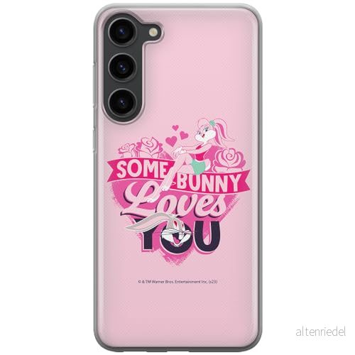 ERT GROUP mobiltelefonfodral för Samsung S23 PLUS originalt och officiellt licensierat Looney Tunes mönster Lola & Bugs 002 anpassad till formen på mobiltelefonen, fodral tillverkad av TPU plast 5905795134082