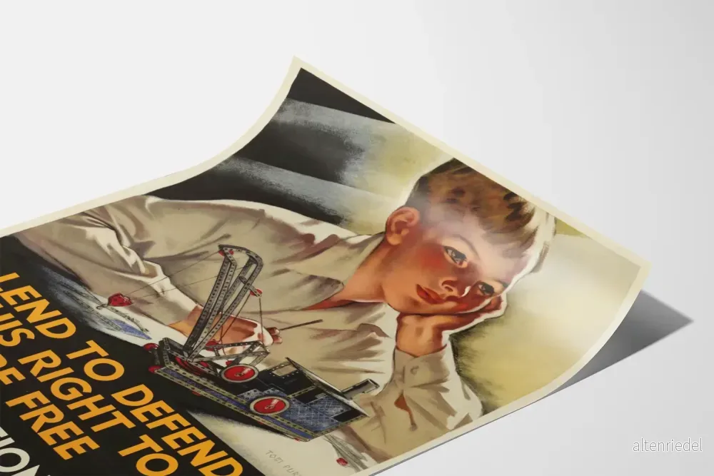 Vintage poster för väggdekoration - Kampanj för nationella sparcertifikat - Bild 3