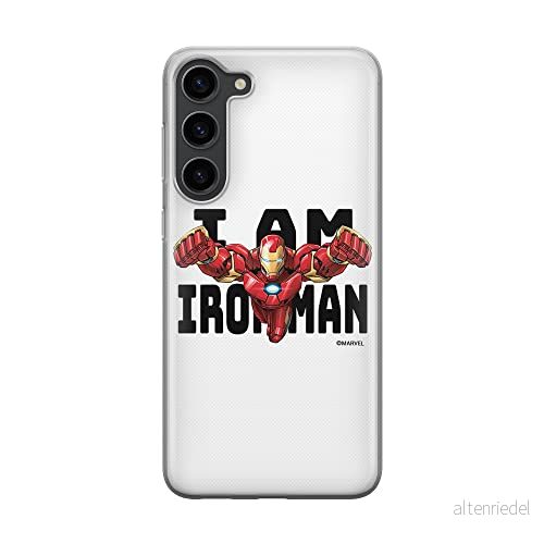 ERT GROUP mobiltelefonfodral för Samsung S23 originalt och officiellt licensierat Marvel mönster Iron Man 028 optimalt anpassad till formen på mobiltelefonen, fodral tillverkad av TPU plast 5905511426163