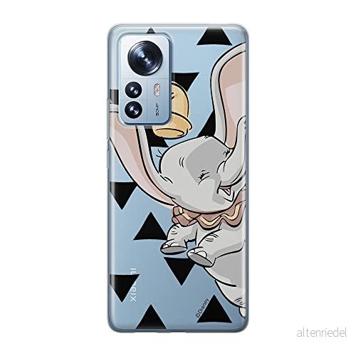 ERT GROUP mobiltelefonfodral för Xiaomi 12 PRO originalt och officiellt licensierat Disney mönster Dumbo 001 optimalt anpassad till formen på mobiltelefonen, gedeeltelijk transparant 5905511517373