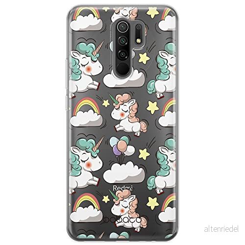 ERT GROUP mobiltelefonfodral för Xiaomi REDMI 9 originalt och officiellt licensierat Babaco mönster Unicorn 001 optimalt anpassad till formen på mobiltelefonen, gedeeltelijk transparant 5903040289167