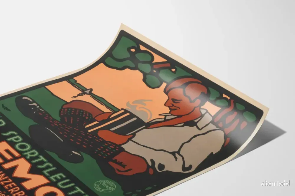 Vintage poster för väggdekoration med isolerande sport - Bild 3