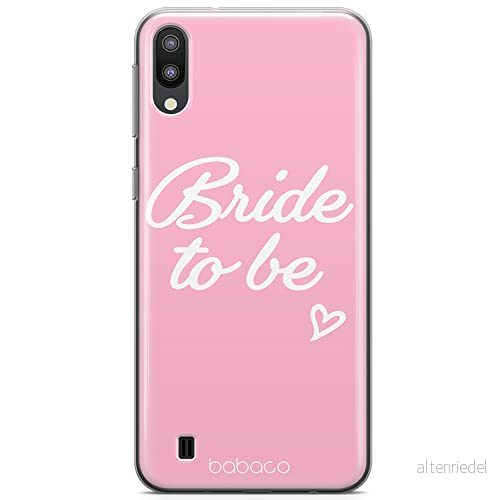 ERT GROUP mobiltelefonfodral för Samsung M10 originalt och officiellt licensierat Babaco mönster Bride to be 001 Vit optimalt anpassad till formen på mobiltelefonen, fodral tillverkad av TPU plast 5904805765988