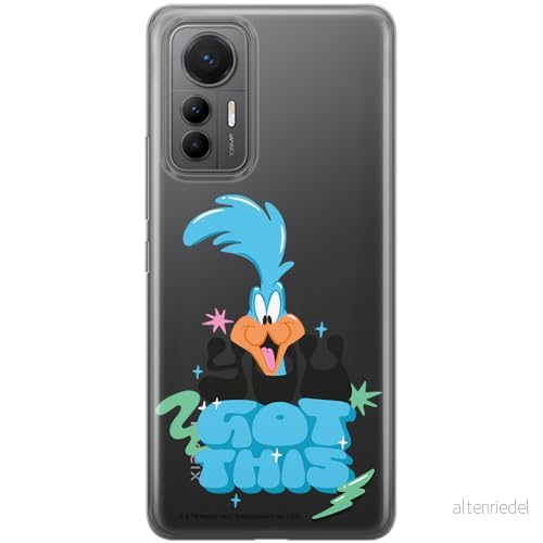 ERT GROUP mobiltelefonfodral för Xiaomi 12 LITE originalt och officiellt licensierat Looney Tunes mönster Roadrunner 003 optimalt anpassad till formen på mobiltelefonen, gedeeltelijk transparant 5905795126117