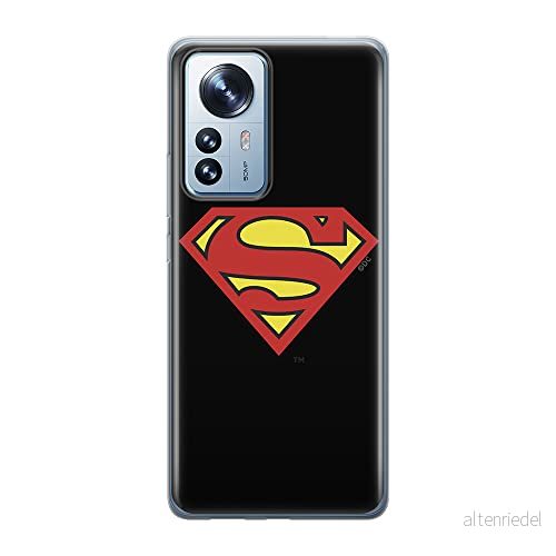 ERT GROUP mobiltelefonfodral för Xiaomi 12 PRO originalt och officiellt licensierat DC mönster Superman 002 optimalt anpassad till formen på mobiltelefonen, fodral tillverkad av TPU plast 5905511525446