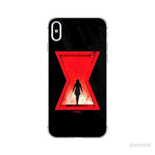 ERT GROUP mobiltelefonfodral för Apple Iphone X/XS originalt och officiellt licensierat Marvel mönster Black Widow 009 Vit anpassad till formen på mobiltelefonen, fodral tillverkad av TPU plast 5903537663227
