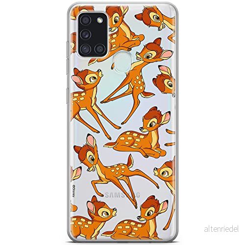 ERT GROUP mobiltelefonfodral för Samsung A21s originalt och officiellt licensierat Disney mönster Bambi 017 optimalt anpassad till formen på mobiltelefonen, gedeeltelijk transparant 5905131798626