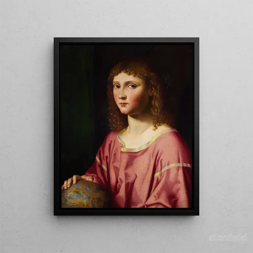 L’Enfant Jésus som Salvator Mundi – Bartolomeo Veneto | Konsttryck