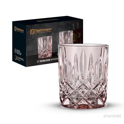 Nachtmann Whiskey Glasses Noblesse Rosé 295 ml 2 Pieces 4003762294010