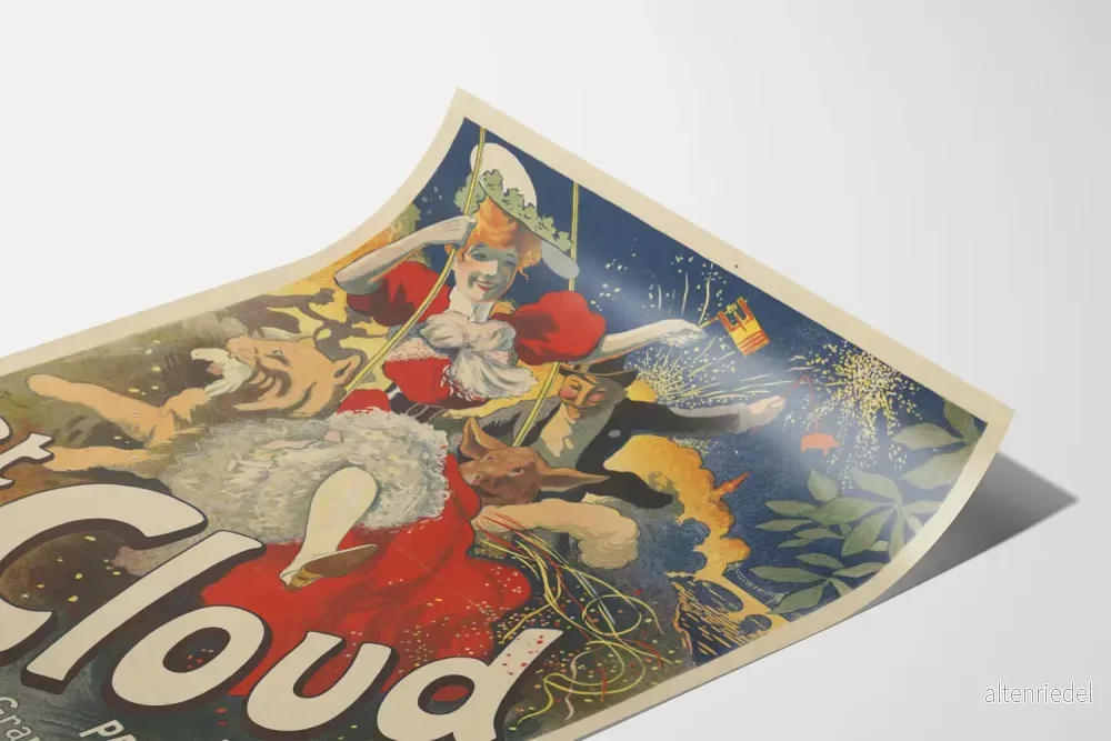 Vintageposter St Cloud Fête Patronale Grandes Eaux - Bild 3
