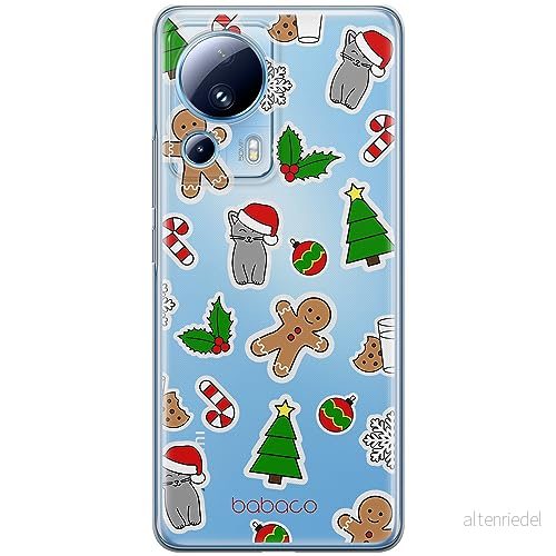 ERT GROUP mobiltelefonfodral för Xiaomi 13 LITE/CIVI 2 originalt och officiellt licensierat Babaco mönster Winter 006 optimalt anpassad till formen på mobiltelefonen, gedeeltelijk transparant 5905511919306