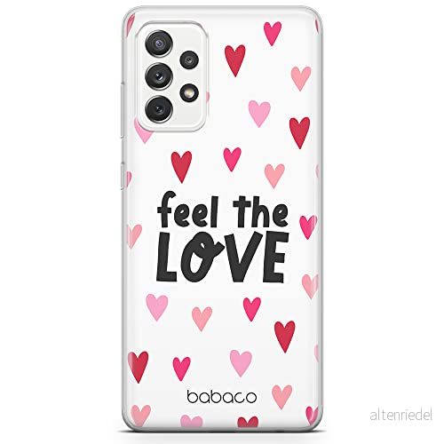 ERT GROUP mobiltelefonfodral för Samsung A73 5G originalt och officiellt licensierat Babaco mönster Feel the love 001 optimalt anpassad till formen på mobiltelefonen, gedeeltelijk transparant 5904805518829