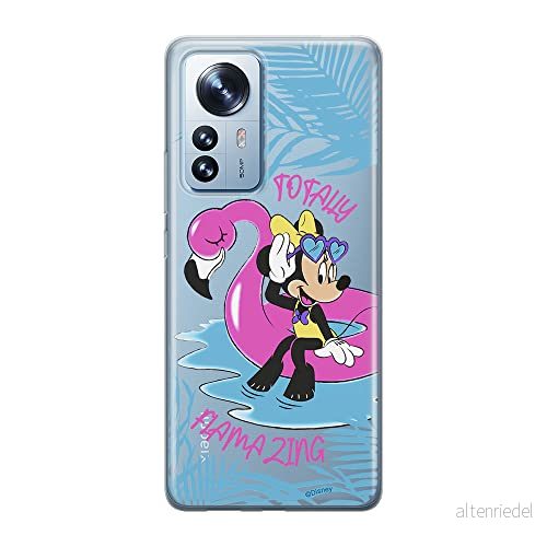 ERT GROUP mobiltelefonfodral för Xiaomi 12 PRO originalt och officiellt licensierat Disney mönster Minnie 025 optimalt anpassad till formen på mobiltelefonen, gedeeltelijk transparant 5905511514143