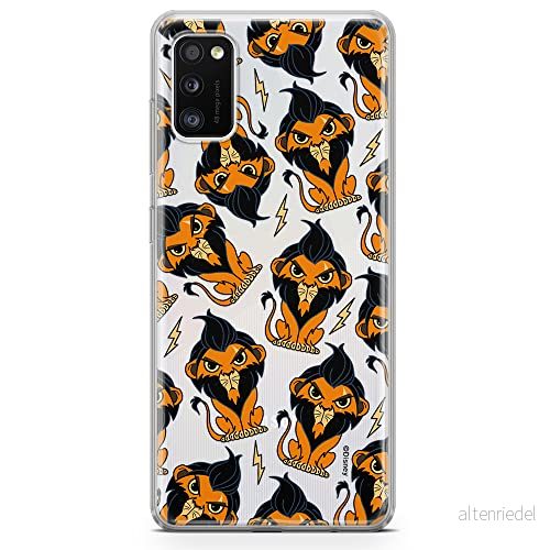 ERT GROUP mobiltelefonfodral för Samsung A41 originalt och officiellt licensierat Disney mönster Scar 002 optimalt anpassad till formen på mobiltelefonen, gedeeltelijk transparant 5905131436535