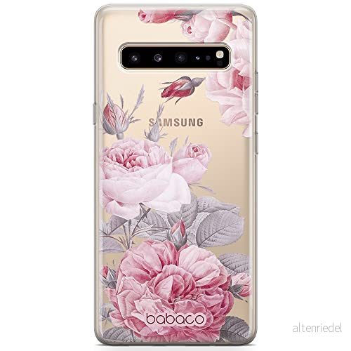 ERT GROUP mobiltelefonfodral för Samsung S10 5G originalt och officiellt licensierat Babaco mönster Flowers 050 optimalt anpassad till formen på mobiltelefonen, gedeeltelijk transparant 5905131347633