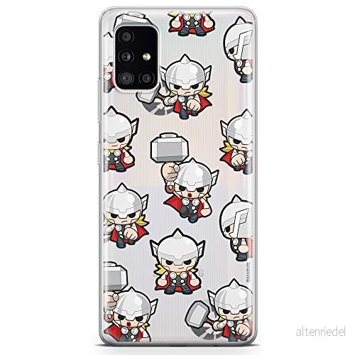 ERT GROUP mobiltelefonfodral för Samsung A51 5G originalt och officiellt licensierat Marvel mönster Thor 007 optimalt anpassad till formen på mobiltelefonen, gedeeltelijk transparant 5904805165078