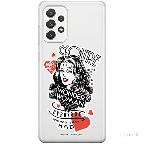ERT GROUP mobiltelefonfodral för Samsung A53 5G originalt och officiellt licensierat DC mönster Wonder Woman 014 optimalt anpassad till formen på mobiltelefonen, gedeeltelijk transparant 5904805340413