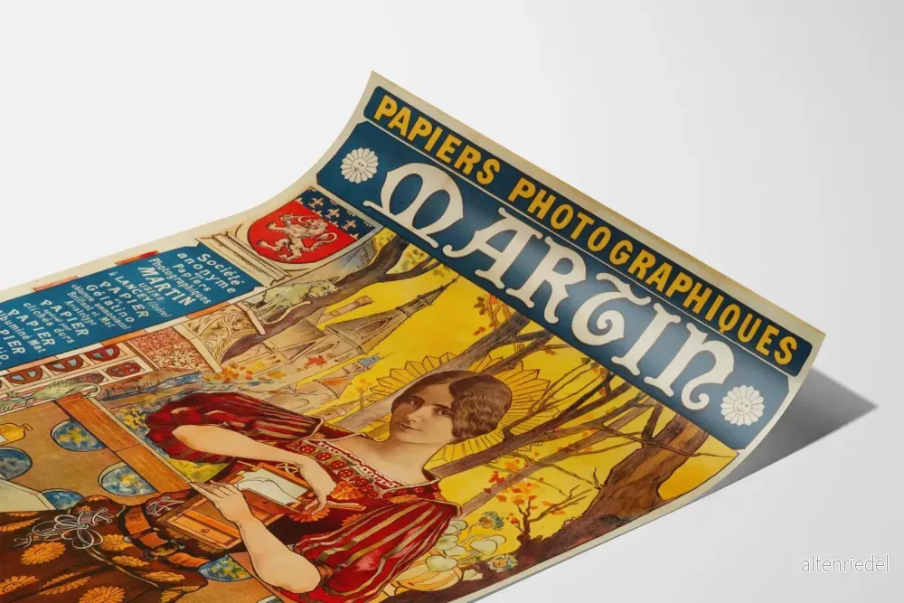 Vintageposter Papiers Photographiques Martin - Bild 3