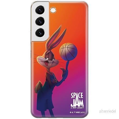 ERT GROUP mobiltelefonfodral för Samsung S22 originalt och officiellt licensierat Looney Tunes mönster Space Jam 010 optimalt anpassad till formen på mobiltelefonen, fodral tillverkad av TPU plast 5905511036171