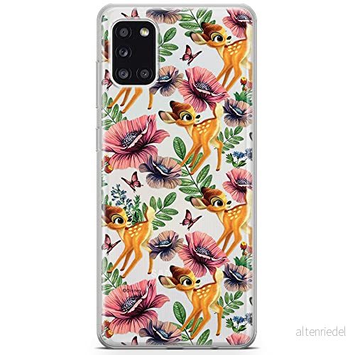 ERT GROUP mobiltelefonfodral för Samsung A31 originalt och officiellt licensierat Disney mönster Bambi 015 optimalt anpassad till formen på mobiltelefonen, gedeeltelijk transparant 5904805375750