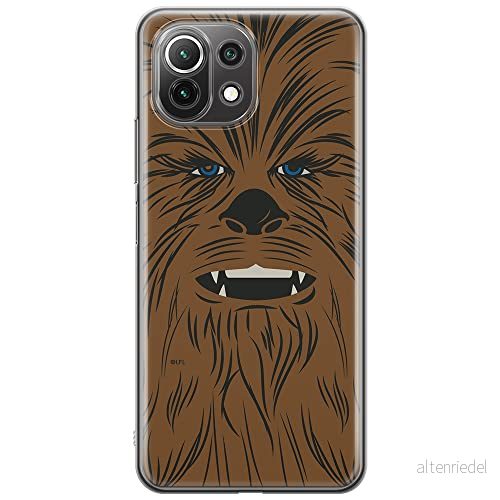 ERT GROUP mobiltelefonfodral för Xiaomi 11 LITE 4G/5G originalt och officiellt licensierat Star Wars mönster Chewbacca 005, fodral tillverkad av TPU plast 5903932704693