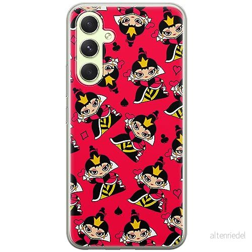 ERT GROUP mobiltelefonfodral för Samsung A54 5G originalt och officiellt licensierat Disney mönster Queen of Hearts 002 optimalt anpassad till formen på mobiltelefonen, fodral tillverkad av TPU plast 5905511810375
