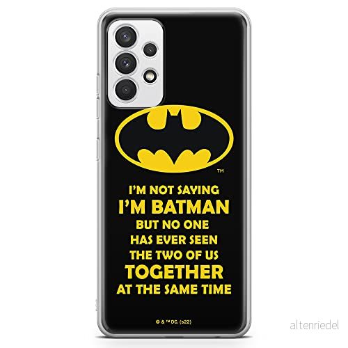 ERT GROUP mobiltelefonfodral för Samsung A32 4G LTE originalt och officiellt licensierat DC mönster Batman 053 optimalt anpassad till formen på mobiltelefonen, fodral tillverkad av TPU plast 5905131552228