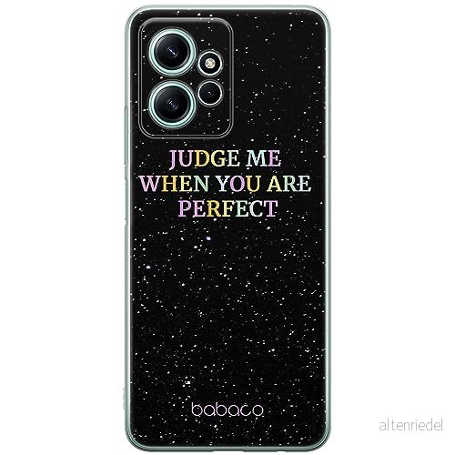 ERT GROUP mobiltelefonfodral för Xiaomi REDMI NOTE 12 4G originalt och officiellt licensierat Babaco mönster Judge me 002 anpassad till formen på mobiltelefonen, fodral tillverkad av TPU plast 5905511943219