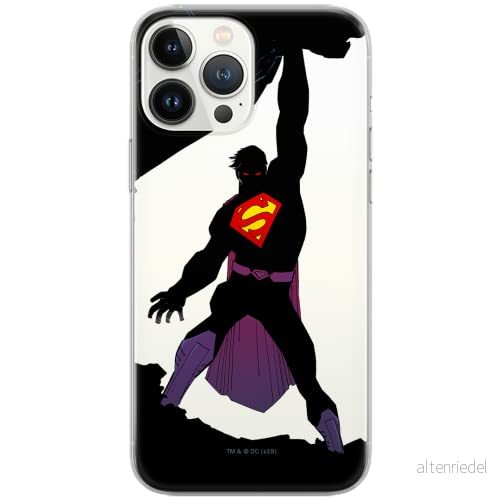ERT GROUP mobiltelefonfodral för Samsung S10 originalt och officiellt licensierat DC mönster Superman 008 Vit optimalt anpassad till formen på mobiltelefonen, gedeeltelijk transparant 5902980676297