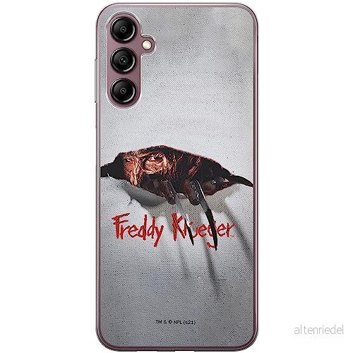 ERT GROUP mobiltelefonfodral för Samsung A14 4G/5G originalt och officiellt licensierat Horror mönster Nightmare of Elm Street 008, fodral tillverkad av TPU plast 5905511827014