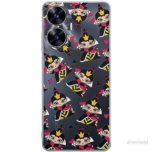 ERT GROUP mobiltelefonfodral för Realme C55 originalt och officiellt licensierat Disney mönster Queen of Hearts 002 optimalt anpassad till formen på mobiltelefonen, gedeeltelijk transparant 5905511869199