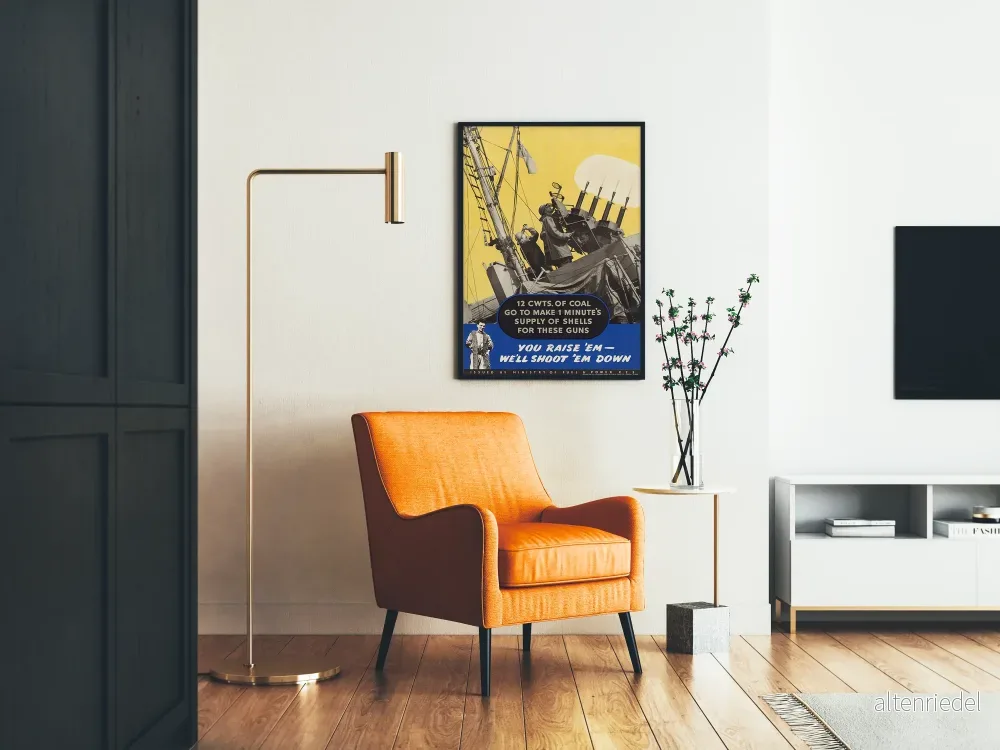 Militär propagandaposter - Du uppmuntrar dem, vi skjuter ner dem - Bild 2
